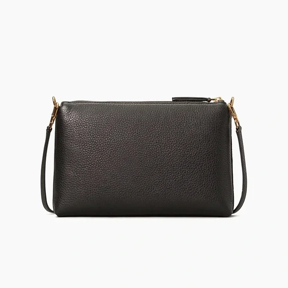 Tory Burch Black Crossbody Bag with Gold Logo - Picture 10 of 16